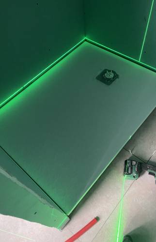 Pose du receveur 90X120