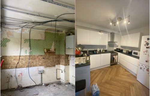 Avant Après cuisine 