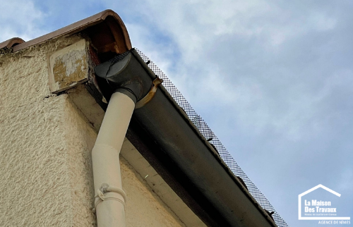 gouttières avant travaux