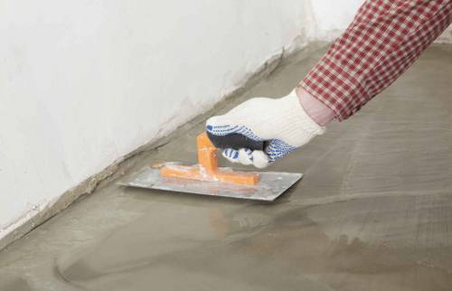 Finition nouveau sol rénové