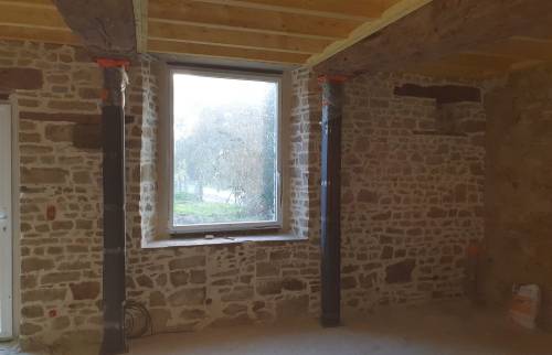 Ouverture d'une fenêtre latéral au rez-de-chaussée 