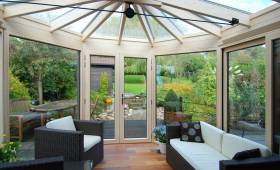 La véranda toute vitrée