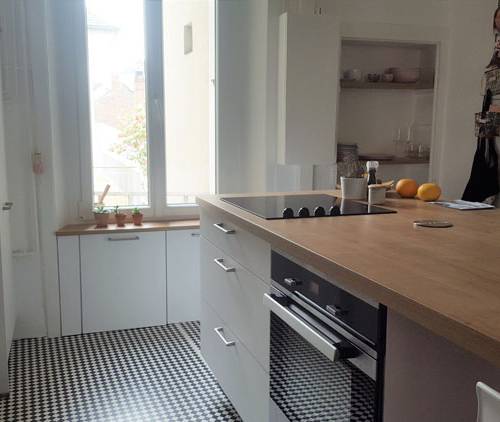 Rénovation complète d’une cuisine moderne et lumineuse