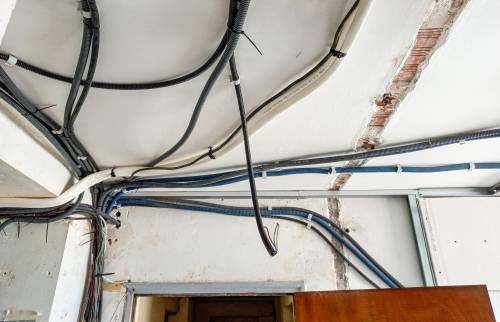 Réseau électrique neuf dans un appartement