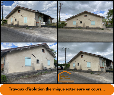 Travaux d'isolation thermique par l'extérieur sur une maison ancienne - Montauban 82000