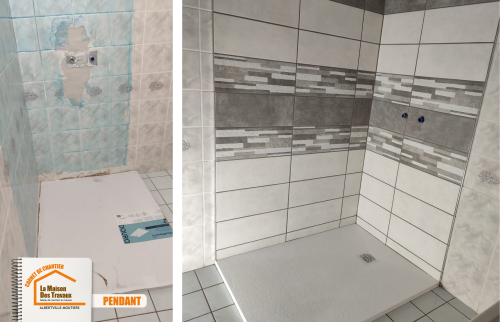 entreprise rénovation salle de bain, pose douche sécurisée, optimisation plomberie sous-sol, transformation espace bain, travaux rénovation Albertville