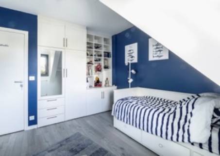 Rénovation d'une chambre pour enfants sous les combles