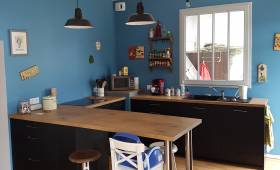 Après travaux : cuisine moderne à l'accent industriel