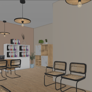 Design de bureaux avec matériaux naturels par Tatiana MARQUES