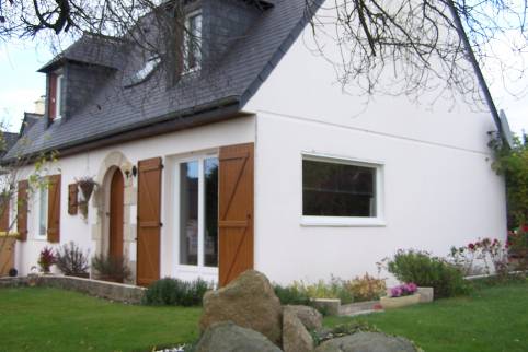 Création d'une baie vitrée Fixe en PVC à Saint Julien 