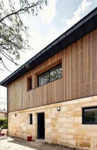 Surélévation en Ossature Bois d'une Maison à Merignac