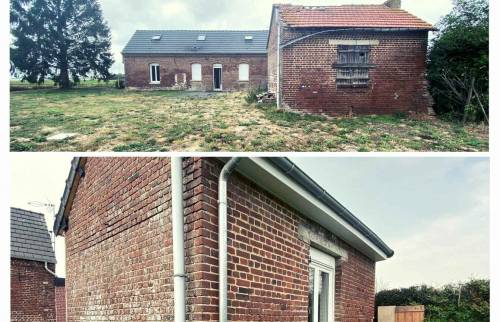 La maison à Breuil avant la réalisation des travaux