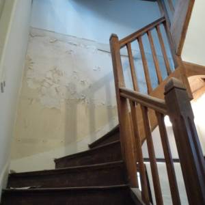 Escalier avant travaux - Guillaume Collet - La Maison Des Architectes