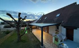 Pergola aluminium et polycarbonate