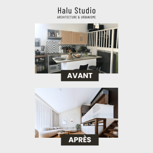 Rénovation complète de duplex parisien de 80 m2 - Halimé Emma Tcholna - La Maison Des Architectes