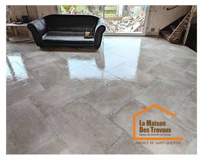 installation de plancher chauffant