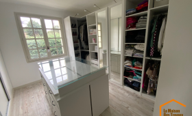 installation d'un grand dressing