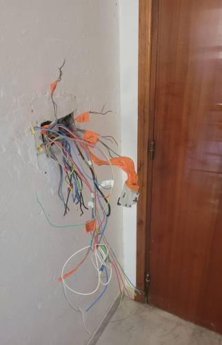 Avancement rénovation électrique