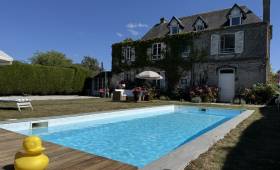 Construction d'une piscine à St Gatien des Bois
