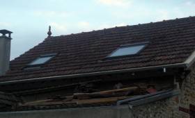 Rénovation de la toiture d'une maison 