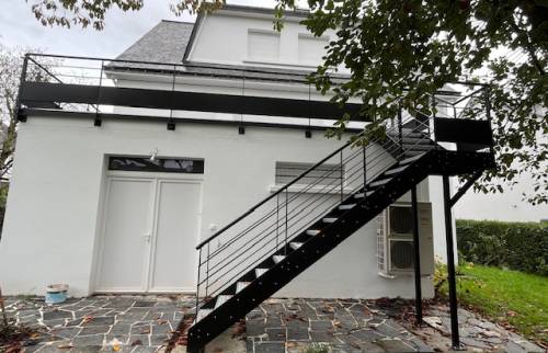 Ravalement de façade après travaux - Nantes (44)