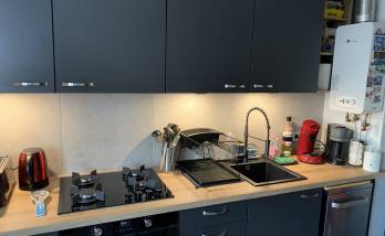 Cuisine rénovée - Vue finale après les travaux