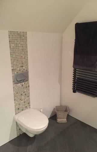 WC suspendus et porte serviette 