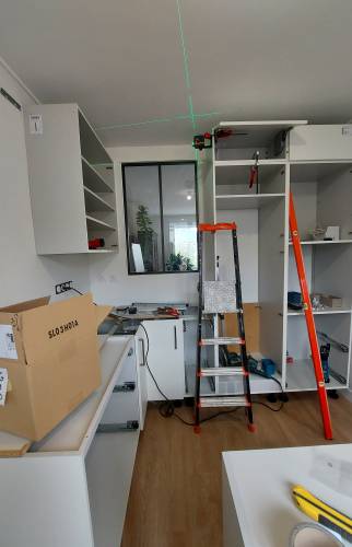 Cuisine en cours de montage