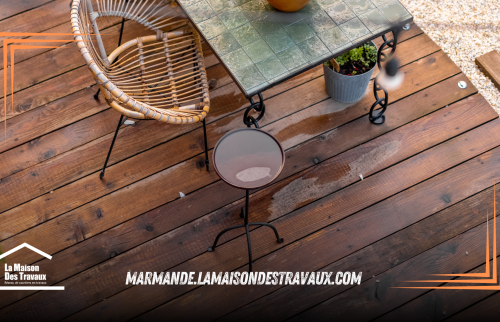 Optimisation de l'espace extérieur avec une terrasse sur plots à Marmande