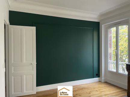 Peintures murs appartement Levallois