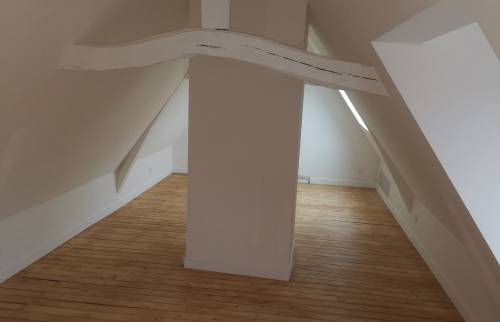 Cachet préservé avec ces fermes apparentes 