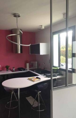 Cuisine aménagée - Aménagement de combles et rénovation à Vertou (44)