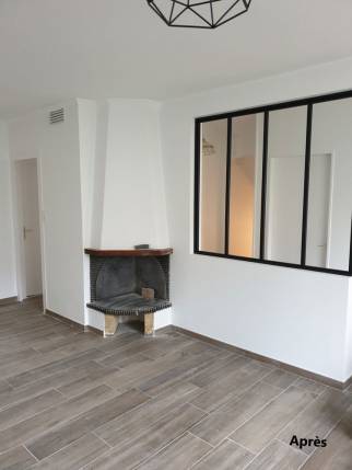 Pose d'une verrière d'intérieur