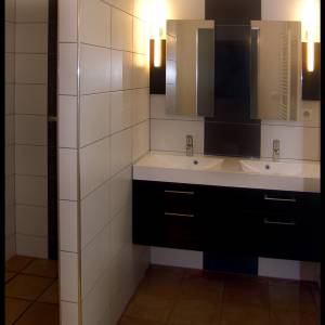 Rénovation d'un appartement, Toulouse - Salle d'eau contemporaine