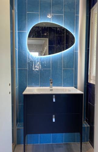 Pose d'un miroir sur-mesure 