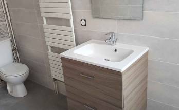 Nouvel espace WC dans la salle de bain 