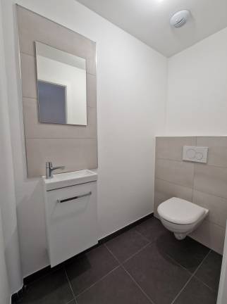 Installation d'un wc suspendu à Mulhouse