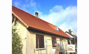 Réfection d'une toiture à Jullouville (50610).