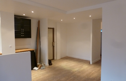 Rénovation d’un T2 moderne et élégant