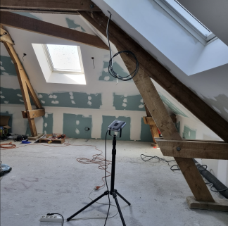 Travaux d'isolation des combles
