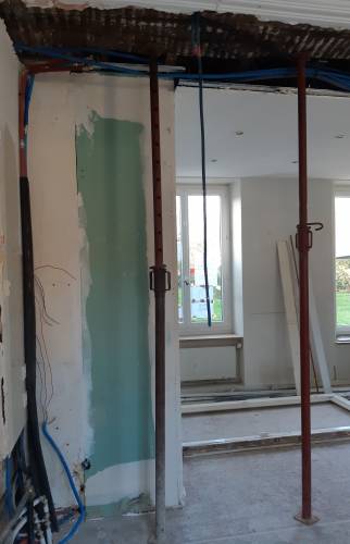 Dépose des cloisons