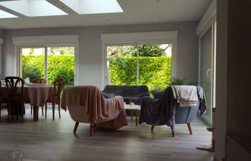Agrandissement de maison à Le Portel : vue de l'intérieur