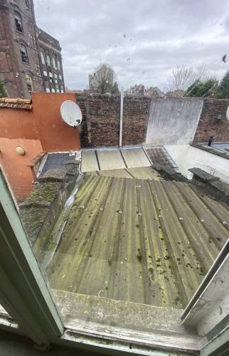 Rénovation et isolation du plat plat au dessus de la cuisine 