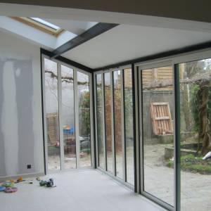 Construction d'une véranda, Loire-Atlantique - Vue intérieure