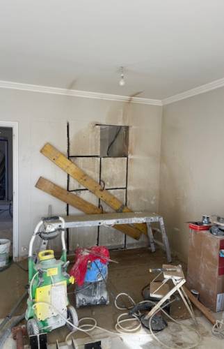 Ouverture de mur porteur en béton banché - Nantes 44