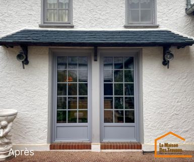 Menuiserie exterieure à petits bois