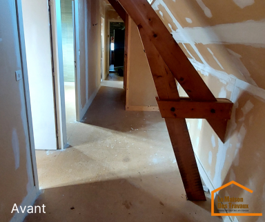 Travaux en cours étage