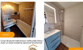 Rénovation de salle de bain dans une résidence secondaire - Pornic 44210