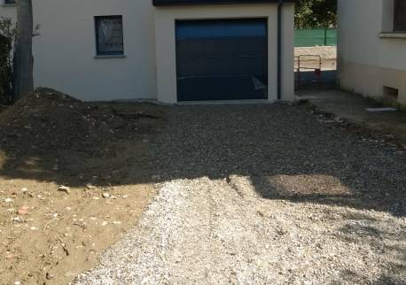 Aménagement d'une allée de garage près de Landerneau (29)