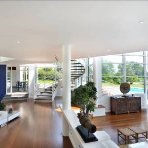 Construction maison originale, esprit "Miami" - Espace de vie 